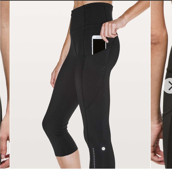 Lululemon Fast & Free Crop II *Nulux 19"
Black - Picture 2 of 7